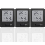 3Pcs Hygrometer Room Thermometer Mini Style Humidity Meter Hygrometer Digital Temperature Monitor and Humidity Meter