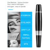 Permanent Makeup Machine Eyebrow Lips Tattoo PMU Machine Pen Gun Digital Tattoo Kit Microneedles For Eyeliner Cartridge Needles