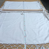 Portable Camping Beach Hammocks Chair Bohemia Style Cotton Rope Net Swing Rope Balcony Indoor Garden Tassels Seat