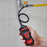 HABOTEST Gas Analyzer Gas Leak Detector PPM Meter Combustible Flammable Natural Tester 9999 PPM 20% LEL