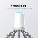 Electric Head Massager 12 Claws Vibration Stimulation Octopus Scalp Massage for Head Scratcher Rechargeable Relieve Head Fatigue