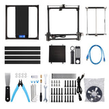 CREALITY 3D Printer Ender-5 Plus Dual Y-axis Motors Glass Build Plate Power off Resume Printing Masks Hot Sell