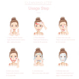 Smart Sonic Facial Cleansing Massager Brush Silicone Deep Pore Face Cleansing Lifting Waterproof Face Care Cleaner Machine