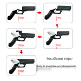 VR headset controller game shooting gun for Oculus Quest2 , revolver holster VR shooting model gun