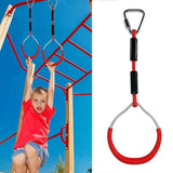 Children's Fitness Ring, Trapeze Rope Ring, Gymnastics Ring, Rock Climbing Ring For Climbing Frame And Garden Swing