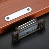 10Pcs Metal 74*25mm Door Magnetic Catches Kitchen Cupboard Wardrobe Cabinet Latch Catch Closure with 4 Screws Furniture Hardware