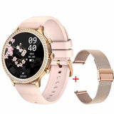 I70 Fashion Ladies Smart Watch Large Screen BT Call Custom Dial AI Voice Assistant Heart Rate Health Monitoring Smartwatch