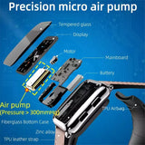 Smart Watch P80 Air Pump True Blood Pressure Blood Oxygen Test Body Temperature Monitor Full Wrapped Airbag Smartwatch