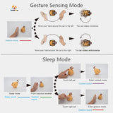 Electronic Pet Baby Educational toys with 8 Different Emotions Interactive Robot panda New Year's Gift Birthday gift for Kids