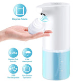 350ml Touch-free Automatic Soap Dispenser USB Charging Smart Foam Machine Infrared Sensor Foam Soap Dispenser Hand Sanitizer