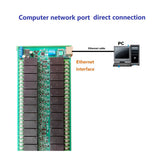 DC 12V 24V 32 Channels Modbus RTU RS485 Bus Relay Module UART Serial Port DIN35 Rail Board for PLC LED Home Automation Door Lock