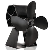 Wood Stove Fan,Heat Powered Stove Fan,Wood Burning Stove Fan,Fireplace Fan For Gas/Pellet/Wood Log Burner Fireplace