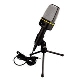 3.5MM Desktop Microphone with Tripod Anti-Interference Computer Microphone Recording Microphone for Recording / Karaoke Si