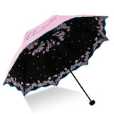 Quality Folding Umbrella For Women Brand Travel Anti-UV Windproof Rain Flower Modish Female Sun Girl Parasol Pocket Umbrellas