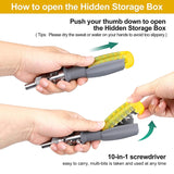 Screwdriver Set Bit, Screwdriver 11 in 1, 180° Rotating Magnetic Screwdriver Set Bit Holder for Household Appliances