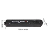 Vacuum Sealer Packaging Machine 220V/110V Household Food Vacuum Sealer Film Sealer Vacuum Packer Including 10Pcs Bags