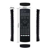 MX3 Air Mouse Google Voice Remote Control IR Learning Gyro Sensor 2.4G RF Wireless Keyboard For Android TV Box X96 mini H96MAX