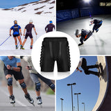 Hip Butt Protection Padded Shorts Armor Hip Protection Shorts Pad for Snowboarding Skating Skiing Riding Braces &amp; Supports
