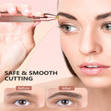 Portable 2 IN 1 Electric Epilator Eyebrow Trimmer Female Body Facial Lipstick Shape Hair Removal Women Painless Razor Shaver