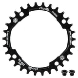 Mtb Bike Crankset 104 BCD Round Narrow Wide Chainring 32T/34T/36T/38T Bicycle Crown Crankset Single Tooth Plate Parts