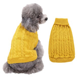 Warm Small Large dog sweater Cat Clothes Winter turtleneck Pet Puppy Knitwear Sweaters clothing for Cat small Medium big Dogs