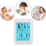 Digital Hygrometer Thermometer, Backlight Touchable Digital Hygrometer Thermometer Temperature Humidity Meter