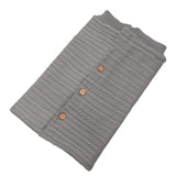 Baby Sleeping Bag Envelope Winter Kids Sleepsack Footmuff For Stroller Knitted Sleep Sack Newborn Swaddle Knit Wool Slaapzak