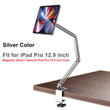 Suspension Magnetic iPad Stand Adjustable Tablet Holder For iPad Pro 11/12.9'' iPad Air Mini Aluminum Desk Clamping iPad Stand