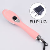 Electric Hair Brush Dryer Comb Vibration massager Fast Hair Straightener Comb Negative ions Wet & Dry Hair Care Styling Tools