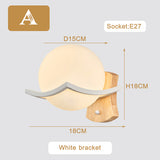 Modern Minimalist LED Wall Sconce for Bedroom Bedside Aisle Creative Vanity Light Shade Luxury Living Room Wall Lamp Decor