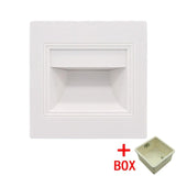 10pcs/lot 86 type 1.5W Modern Recessed Led Stair Light night led Foot light wall lamp led Step ladder Lights 110V 220V