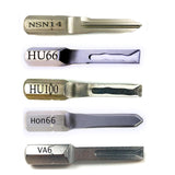 Professional Car Key Locksmith Tools  5pcs Power Key Combination Stainless Steel HU101 HU64 HU100 HON66  TOY43 Strong Key Tools