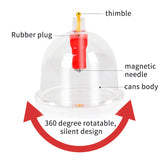 12 Cans Electric cupping vacuum machine Chinese Medicine Acupuncture points Therapy Gua sha Vacuum Cupping Massage Suction Cups