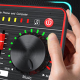 G3 English version sound card Professional live sound card Bluetooth connection A variety of special effects sound effects