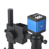 13MP HDMI VGA HD Monocular Microscope Digital Camera  C mount 130X lens USB LED Light Workbench Stand Repair Phone Soldering