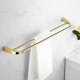 Bathroom Hardware Accessory Series Soild Brass Towel Rack Paper/Toilet Brush Holder Corner Shelf Robe Hooks Gold New Arrival