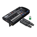 Power Battery 192CH  Wireless DMX Controller Wifi Recharge Receiver For DJ Equipment LED Par Moving Head Spotlights Controlle