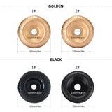 4'' Grinder Wheel Disc Wood Shaping Wheel Wood Grinding Disk for Angle Grinders with 16mm/0.63in Arbor