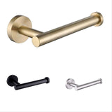 Gold Black Toilet Tissue Roll Paper Holder Towel Rack Bar Robe Coat Clothes Hook Hardware Bathroom Accessories Toiletries Sets