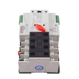 Din Rail 100A 220V ATS Automatic Transfer Switch Electrical Selector Switches Dual Power Switch Uninterrupted Power
