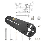 NEW Circle Cutting Jig for Bosch Makita Electric Hand Trimmer Wood Router Woodworking Milling Circle Milling Groove