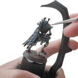 360 Degree DIY Special Model Painting Tools Coloring Table Coloring Clip Handle for Soldiers Handle Gundam Red Yellow Gray Black