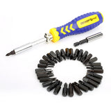 MECHANIC MT-3401 34 In 1 Screwdriver Set Precision Magnetic Screwdriver Bits Kit for Phone IPad Camera Clocks Watches Repair Kit