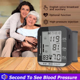 Medical Equipment Rechargeable Wrist Blood Pressure Monitor LCD Automatic Digital Wrist Blood Pressure Monitor Sphygmomanometer