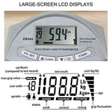 Digital Electronic Hand Dynamometer Grip Strength Measurement Meter Auto Capturing Hand Grip Power 200 Lbs / 90 Kgs