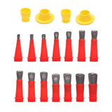 18pcs Caulking Finisher Kit Reusable Caulking Finishing Tool Multiple Sizes For Kitchen Bathroom Window Sink Joint Seam Filling