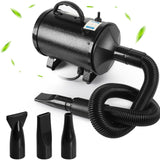 Dog Cat Pet Grooming Hair Dryer with Heater Adjustable Speed Pet Hair Dryer High Velocity Pet Dryer with Hose/Nozzles/Manual