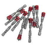 10Pcs 65mm PH2 Magnetic Phillips Screwdriver Bit Set with 2 in 1 Digital Meter Inclinometer Spirit Level Angle Ruler