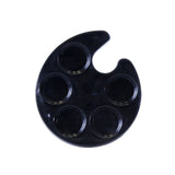 30Pcs Mini Plastic Finger Ring Nail Art Palette Painting Drawing Pigment Holder Plates Case Manicure Tool