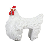 Hen Statue Farmhouse Style Garden Sculpture Animal Ornament Gifts Realistic Patio Lawn Modern Home Decor Lightweight Backyard